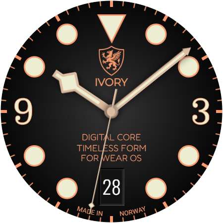 Classic luxury diver luminous