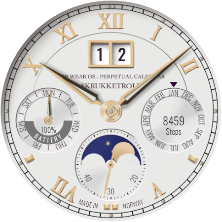 Luxury Perpetual Calendar Gold